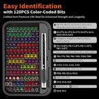XOOL 132 in 1 Precision Screwdriver Set with Magnetic Driver Kit Professional Electronics Repair Tool Kit for Computer, PC, Mac-Book, Laptop, Tablet, iPhone, Xbox, Game Console