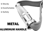 J Bryant Fitness Metal Gym Handles for Cable Machine Attachment Heavy Duty Aluminum Alloy Handle Grips Durable Workout Handles for Resistance Bands Pulley LAT Pull Down System