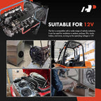A-Premium 14'' 14 inch Slim Fan Pull Universal Electric Radiator Cooling Fan Assembly, 12V 90W with Mount Kit