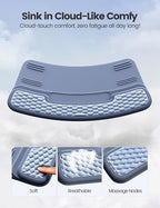 Vaydeer Wrist Rest with Keyboard Stand, Computer Wrist Support Pad, Ergonomic Keyboard Riser Holder Lift Tray with Wrist Pad, Soft Memory Foam Desk Cushion, Palm Arm Hand Typing for Office Home Gift