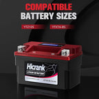 YTZ10S Lithium 12V 6Ah 360CCA LiFePO4 Motorcycle Battery, Powersports Battery for Honda KTM Yamaha Harely, Fit ATV, UTV, Scooter, Motocross, Lawn Mower, Jet Ski, Motorboat