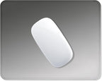 ITNRSIIET Mouse Pad Non-Slip Rubber Base Smooth Surface Stitched Edges Waterproof Durable Compatible with All Mice for Office & Gaming, Desk Accessory, 10.2x8.3x0.12 inch, Ash Gradient