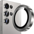 YWXTW [2025 Original Like for Samsung Galaxy S25 Ultra Camera Lens Protector, [Ultra-Thin & 6X Stronger] S25 Ultra Camera Lens Cover, 9H Tempered Glass Upgraded Metal Edging(Titanium Gray)