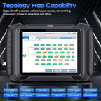 XTOOL D8W OBD2 Scanner Diagnostic Tool Wireless Bidirectional Scan Tool with Topology, ECU Coding, 42 Reset, Active Tests, Crankshaft Relearn, All System PMI, CANFD/DoIP FCA, 3-Yr Update
