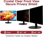 2 Pack 22 Inch Privacy Screen for Computer Monitor 16:10 Aspect Ratio, Eye Protection Anti Glare Computer Screen Cover, Removable Anti-Scratch Computer Screen Privacy Shield for 22'' Widescreen Monitor