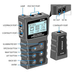 NF-488 Network Cable Testers RJ45 Continuity Checking CAT5 CAT6 LAN Ethernet Cables POE Ethernet Power Tester DC Power & Switch Loop-Back Test POE Detector Network Tool