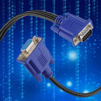 PASOW VGA Splitter Cable 1080P Dual VGA Monitor Y Cable 1 Male to 2 Female Adapter Cable Only for Screen Duplication - 1.5 Feet (No Screen Extension) - Only Work for Identical Monitor