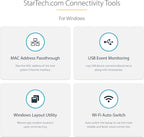 StarTech.com USB-C Docking Station for MacBook Pro M1 M2 M3 M4 and Windows, 4K 60Hz HDMI Video, HDR10, USB 5Gbps Hub, 100W Laptop Charging, GbE