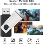 2GB Flash Drives 100 Pack, Wooolken USB 2.0 Thumb Drive with Lanyards Bulk USB Sticks for Weddings,Office, School, Data Storage Backup