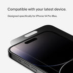 Belkin ScreenForce TemperedGlass Privacy Screen Protector for iPhone 14 Pro Max - Treated Surface with Anti-Fingerprint Coating and Included Easy Align Tray for Bubble-Free Application