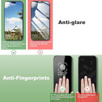 2 Pack Privacy Screen Protector for iPhone 15 Plus and iPhone 14 Pro Max 6.7-Inch Auto Dust Removal, No Bubbles, Anti-Spy Tempered Glass Film, Easy Installation