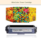 Joni MGToner Compatible TN221 TN-221 Toner Cartridge Replacement for HL-3140CW HL-3180CDW HL-3170CDW MFC-9130CW MFC-9340CDW MFC-9330CDW Printer (4 Pack, 1BK+1C+1M+1Y)