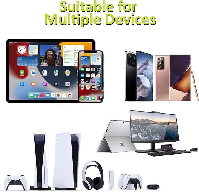 Wireless Mics, Wireless Clip on Microphones, Lapel Microphone A2d One Pair Two, for Android Phone, iPhone 15, Laptop, Video Recording