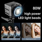 GVM SD80D 80W LED Video Light Kit with Softbox, Bowens Mount, CRI97+, 2700K-7500K Color Temperature, APP Control, and Tripod Stand for Video and Wedding Shooting