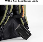 K&F Concept 6 Slots XQD Cfexpress Type-B Card Holder, Water-Resistant Memory Card Storage Carring Case, Shockproof Card Protection Box Organizer