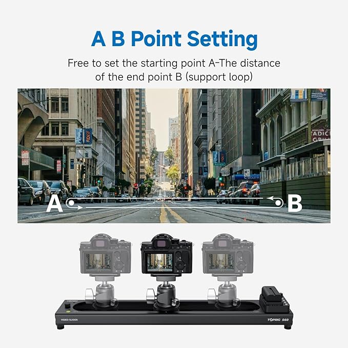 Accsoon Toprig S60 Camera Slider Motorized and Support Arms