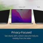 Kensington MP16 Magnetic MacBook Pro Privacy Screen for 16 inch MacBook Pro (2021-2024, M1, M2, M3, M4, Pro, Max), Removable Laptop Privacy Screen, Anti Glare Blue Light MacBook Mac Screen Protector