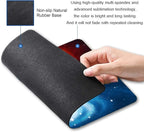Cool Galaxy Mouse Pad, Black Holes Engulf Galaxies Square Mouse Pad Non-Slip Rubber Base Gaming MousePads for Computers Laptop Office, 9.5"x7.9"x0.12" Inch( 240mm x 200mm x 3mm)