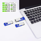 1GB Bulk Flash Drive 200 Pack, EASTBULL USB 2.0 Flash Drives Bulk Thumb Drives Pack USB Drives Pack (Blue)