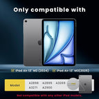 BELLEMOND Tempered Glass Screen Protector designed for iPad Air 13” (M3, 2025 / M2, 2024) - Anti Blue Light filter「EZ Guide」Alignment Kit for Flawless Installation, 10H Hardness - Designed in Japan