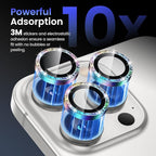 Tensea Camera Lens Protector Compatible for iPhone 16 Pro Max/16 Pro/14 Pro Max/14 Pro, Metal Aluminum Alloy Tempered Glass Cover Camera Screen Protector Accessories, Case Friendly