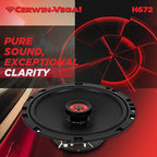 CERWIN-VEGA! HED 2025 Edition -6.75" Coaxial Speaker-H672