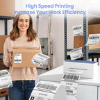 Phomemo Thermal Label Printer, 4X6 Shipping Labels Printer for Small Business, Wireless Label Printers for Package for Phone & Pad & PC, Used for Ebay, UPS, Shopify, TikTok, USPS, FedEx, DHL, Temu