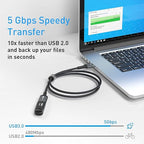ITD ITANDA 10FT USB Extension Cable USB 3.0 Extension Cord Type A Male to Female5Gbps Data Transfer for Keyboard, Mouse, Playstation, Xbox, Flash Drive, Printer, Camera and More