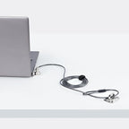StarTech.com Universal Laptop Lock 6.6ft (2m), Security Cable for Notebooks Compatible with Noble Wedge/Nano/K-Slot, Keyed Locking Cable, Cut-Resistant Carbon Steel Cable, TAA (UNIVK-Laptop-Lock)