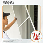 Screen Repair Tools, 6 in 1 Window Screen Installation Kit Include Screen Roller Spline Roller Tool, Spline Removing Hook, Rubber Strip Shovel for Installing and Replacing Window Patio Sliding Door