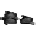 Statik MagStack USB to USB C Cable, A to Type C Charger Fast Charging Phone Charger Cord, On The Go Magnetic Charging Cable for Car, Compatible with iPhone 16 Pro Max, Galaxy S24, 27W 3FT/1M, 3-Pack