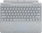 Keyboard for Microsoft Surface Pro Copilot+ (11th Edition) / Pro 11 / Pro 10 / Pro 9 / Pro 8 / Pro X, 13 inch, Detachable Type Cover with Touchpad, 7-Color Backlit & Pen Holder (Light Grey)