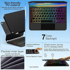 for iPad 9th Generation Case with Keyboard,Magic Style Keyboard Case for iPad 9th/8th/7th Gen 10.2 inch - Floating Cantilever Magnetic Stand Multi-Touch Trackpad (Black)