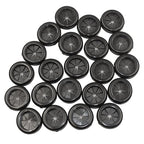Rubber Grommets for Wiring, 7/8 Inch Drill Hole 11/16 Inch ID, Firewall Grommets Automotive Cable Cords Hoses Protection, Double-Sided Rubber Plugs for Round Holes, 22 Pcs, 18x22 mm