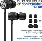 LUDOS Ultra USB C Headphones for iPhone 16 15 Pro Max Plus iPad Pro, 5 Years Warranty, Magnetic USB-C Earbuds for Samsung Galaxy S24 S23 Ultra S22 S21 FE S20 A55 A54 A53, USB Type C Earphones - Black