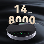 Tenveo MagiCall Conference Speaker with Microphone, Bluetooth/Wireless/USB omnidirectional Speakerphone Noise Cancelling Conference Call 360 Pickup for 10~15 People Online Meeting
