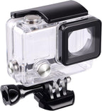Suptig Replacement Waterproof Case Protective Housing for GoPro Hero 4, Hero 3+, Hero 3 Accessories Action Camera for Underwater Use - Water Resistant up to 147ft (45m)