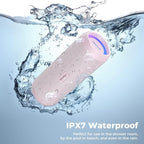 RIENOK Portable Bluetooth Speaker 30W Dual Pairing True Wireless Stereo HD Sound IPX7 Waterproof Outdoor Sport Shower Wireless Speaker Bluetooth 5.3 for Home Party