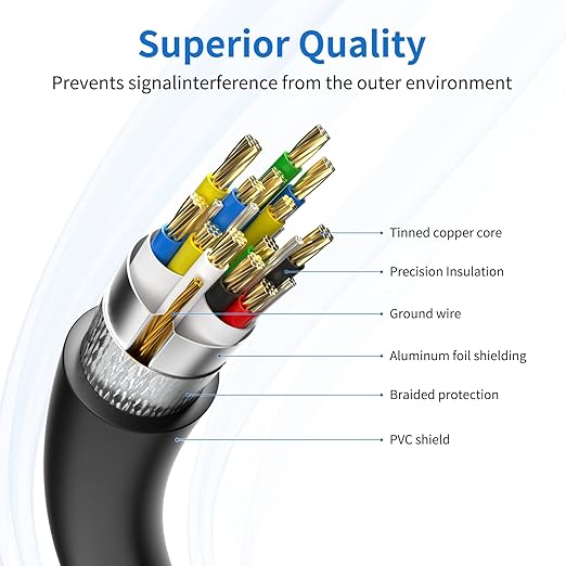 USB 3.0 Extension Cable 33FT Type A Male to Female Active Extender Cord with 2 Extension Chipsets Signal Booster and 1 USB-C Charging Port, for Webcam, USB Hub, PlayStation, Printer, Camera