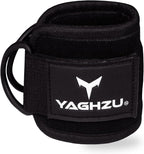 Ankle Straps for Cable Machines Women - Adjustable Gym Ankle Strap for Cable Machine, Neoprene Padded Cable Straps, Durable Leg Strap with Cable Cuff, Glute Kickback Ankle Strap with D Rings