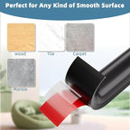 4ft Side Buckle Floor Cord Cover for Wires, Selfadhesive Extension Cord Hider Easy Floor Cable Management Prevent Cable Trips,Silicone Floor Wire Covers for Cords, Cable Protector Cord Cavity（Black）