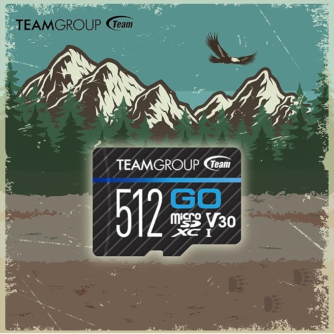 TEAMGROUP GO Card 128GB x 5 Pack Micro SDXC UHS-I U3 V30 4K for GoPro & Drone & Action Cameras High Speed Flash Memory Card for Outdoor Sports, 4K Shooting, Nintendo-Switch TGUSDX128GU368