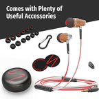 Symphonized Wired Earbuds with Microphone – 90% Noise Cancelling Ear buds with Mic, in Ear Headphones Wire for Computer & Phone, Earphones 3.5 mm Jack