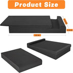 2 Pack Studio Monitor Isolation Pads for 5-6 Inches Speakers Sound Insulation Studio Foam Prevents Vibrations Acoustic Speaker Isolation Pad High Density Fits Most Stands
