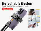 C13D 53" Selfie Stick Tripod with Fill Lights, Bluetooth Remote – Detachable Phone Mount, Dual Light Modes, for iPhone, Android, GoPro & Camera
