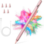 Stylus Pen for iPad 2018-2023 with Palm Rejection, Active Pencil for iPads 10th/9th/8th/7th/6th, for iPad Pro 11/12.9 inch, for iPad Air 5th/4th/3th Gen, for iPad mini 6th/5th Gen (Rose Gold)