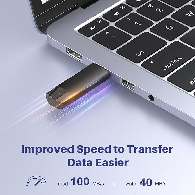 512GB USB C Flash Drive Dual USB 3.0 Flash Drive Type C + USB A Portable Type-C Flash Drive 2-in-1 USB-C Thumb Drive for Smartphone Tablet Computer Mac iPhone 16 Black