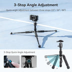 SmallRig VT-20 Aluminum Mini Tripod, 20" Desktop Tripod with 360° Ball Head, Compact Desktop Tripods for DSLR Camera Video Camcorder, Load up to 13lb/6kg