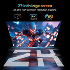 KTC Monitor 27-inch White Gaming Monitor WQHD (2560x1440) Fast IPS, 300Hz (Supports 320Hz via Overclocking) 1ms 144% sRGB High Brightness 450cd/㎡, Low Blue Light, Flicker-Free, 2 x HDMI, 1 x DP H27E6