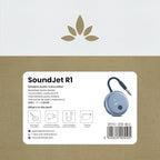 Avantree SoundJet R1 – Airplane Bluetooth Adapter for Headphones & AirPods, aptX Adaptive, Qualcomm Chipset, 20H Battery, Wireless Audio Transmitter for in-Flight Travel Essentials - Sky Blue